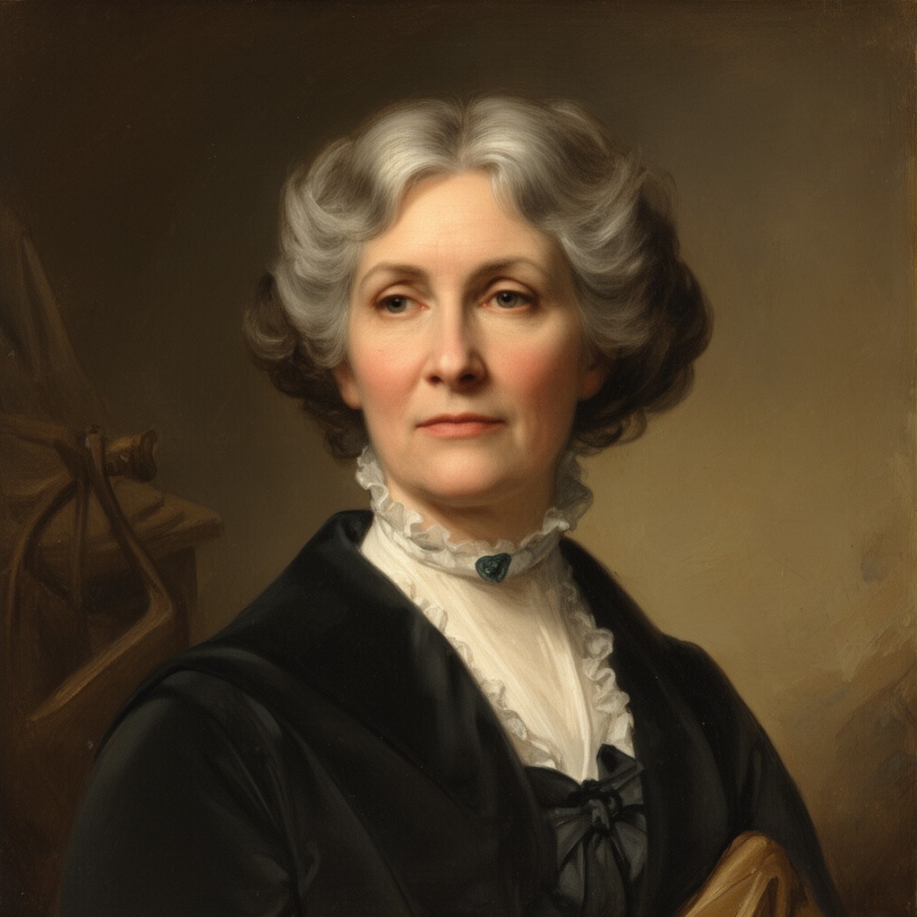 AI-generated illustration of Julia Ward Howe