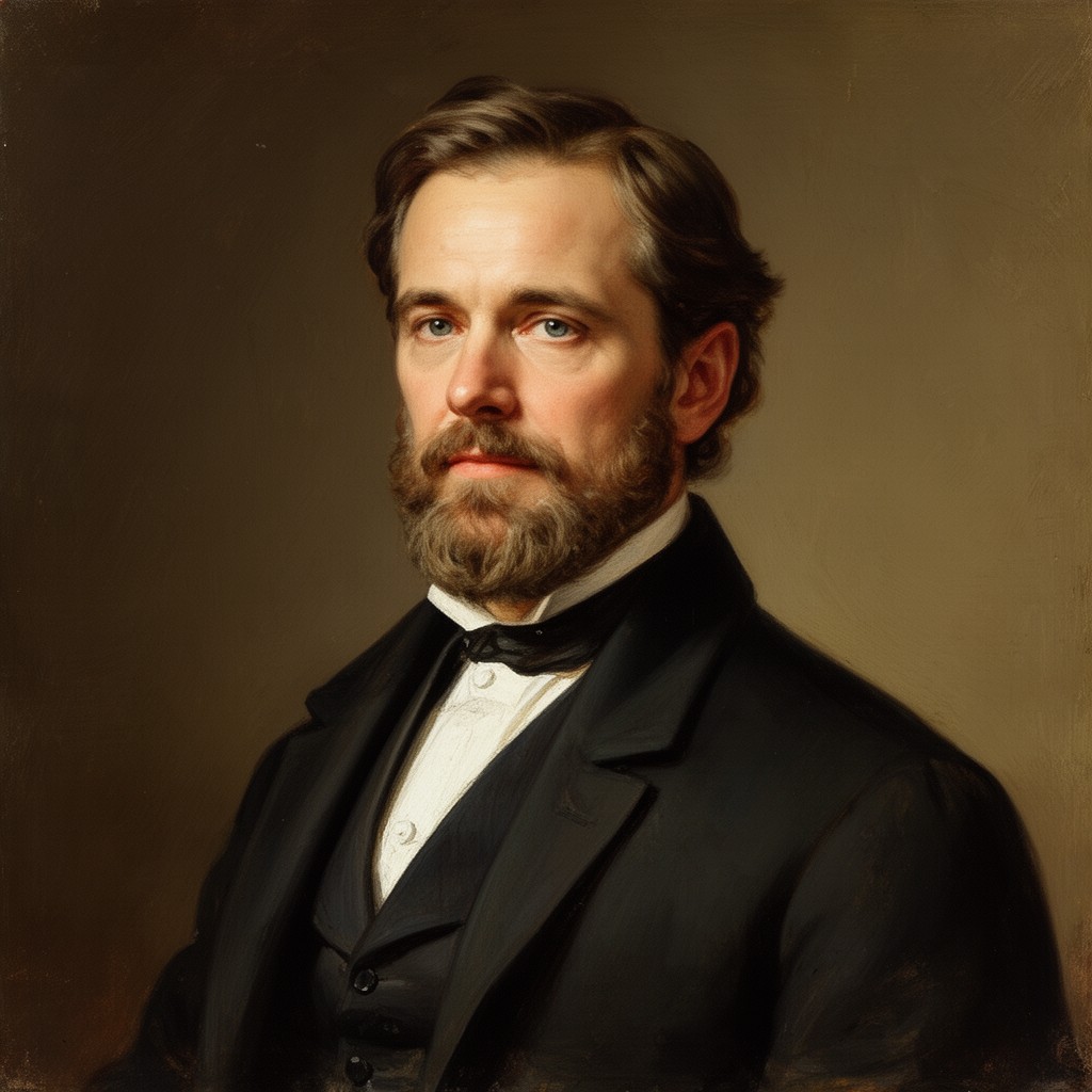 AI-generated illustration of Oliver Chace