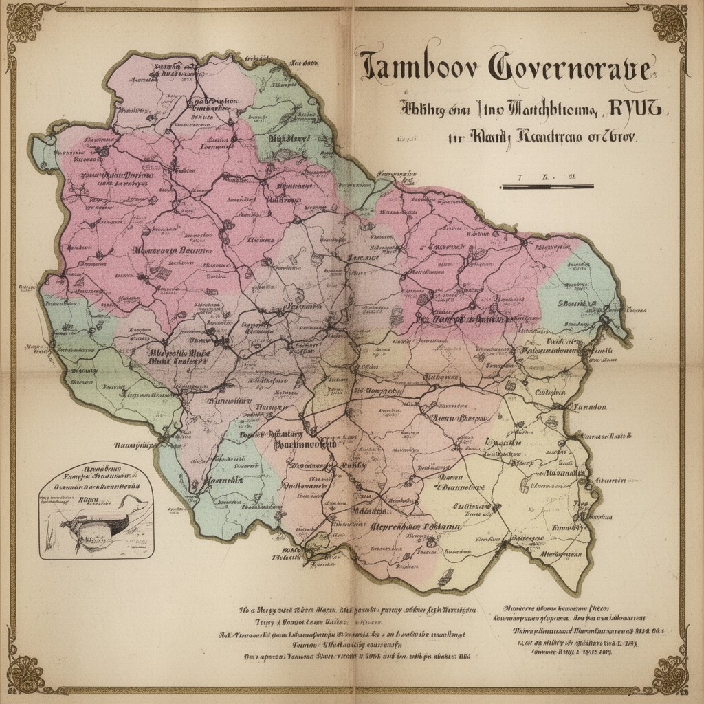 AI-generated illustration of Tambov Governorate