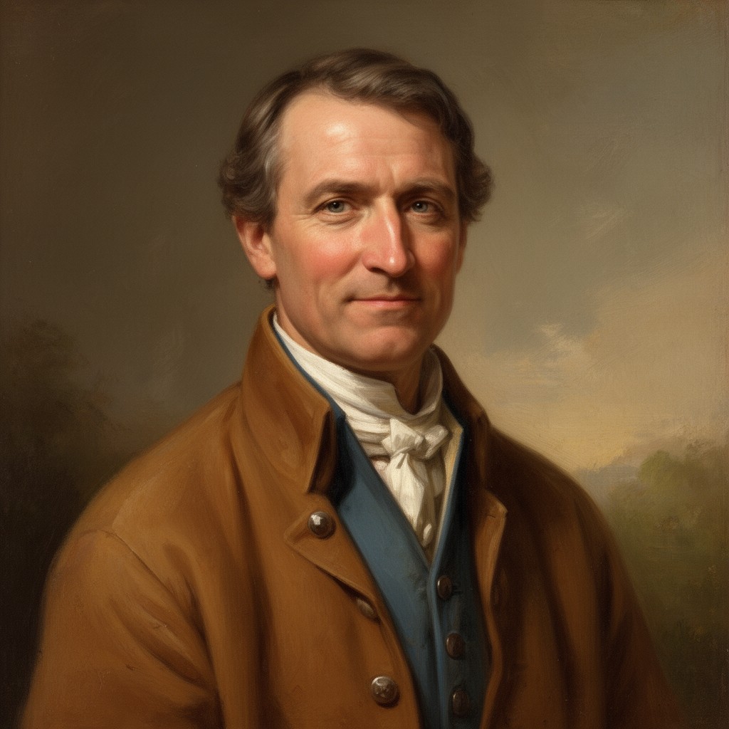 AI-generated illustration of Isaac Shelby