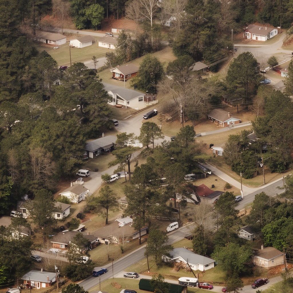AI-generated illustration of Inverness, Alabama
