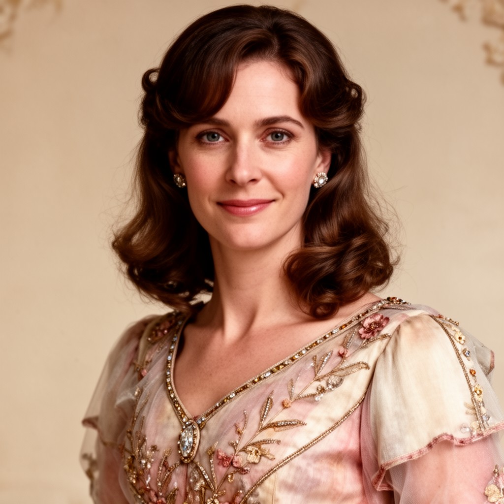 AI-generated illustration of Princess Margaret