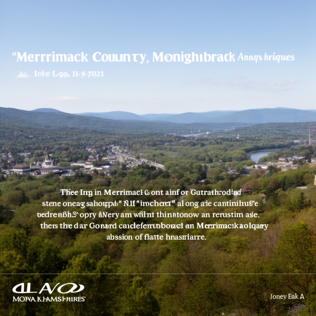 AI-generated illustration of Merrimack County, New Hampshire