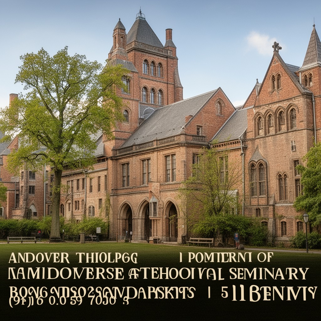 AI-generated illustration of Andover Theological Seminary