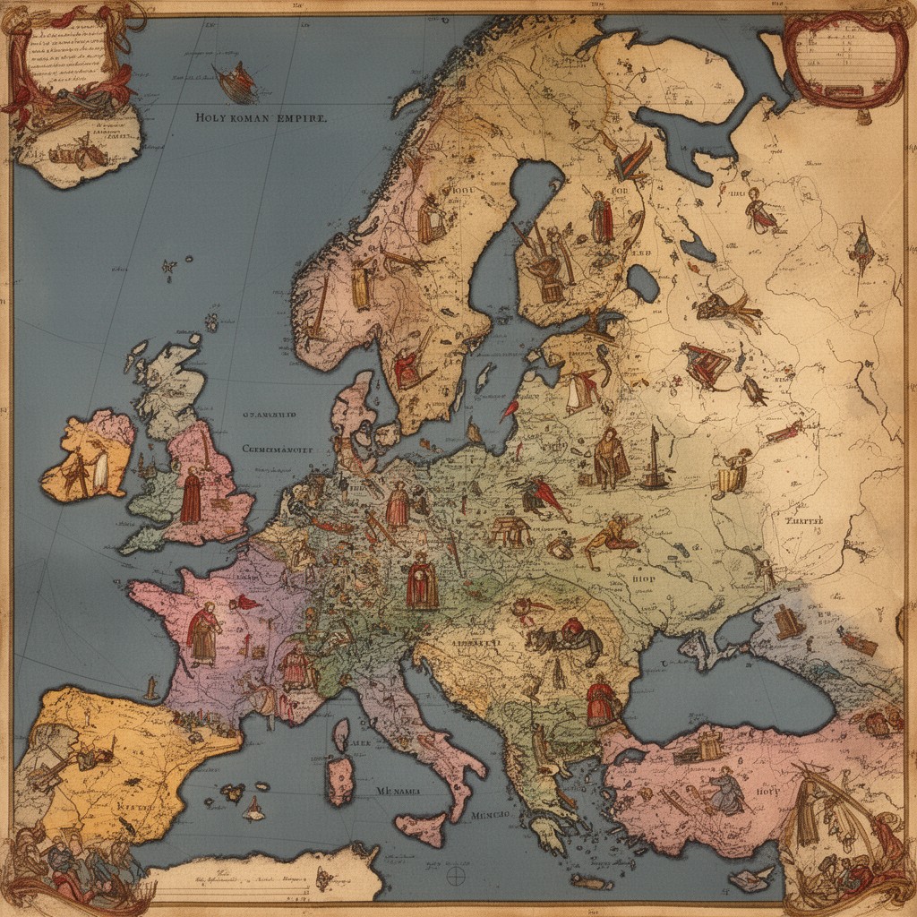 AI-generated illustration of Holy Roman Empire