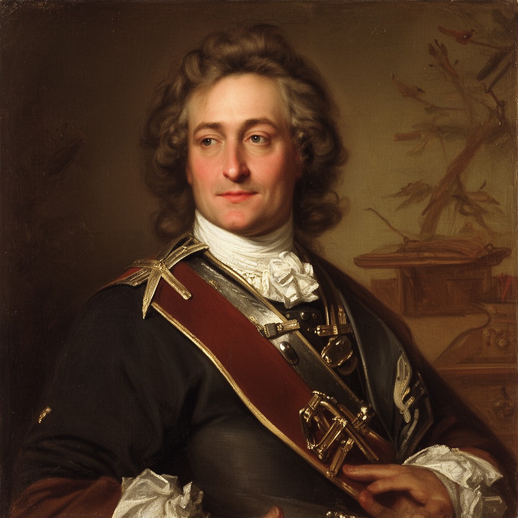 AI-generated illustration of Isaac de Portau