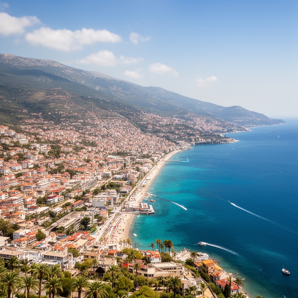 AI-generated illustration of Antalya Province