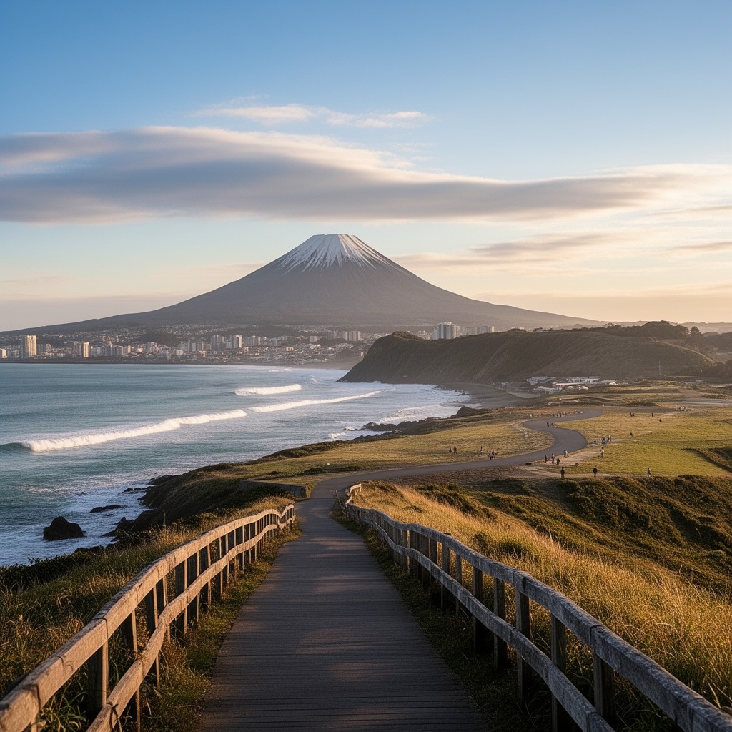AI-generated illustration of New Plymouth