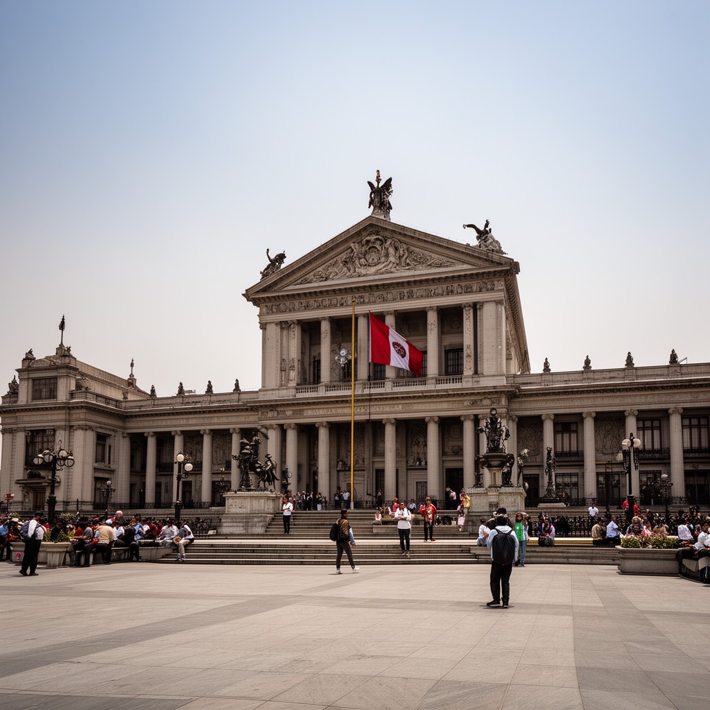 AI-generated illustration of Legislative Palace of Peru