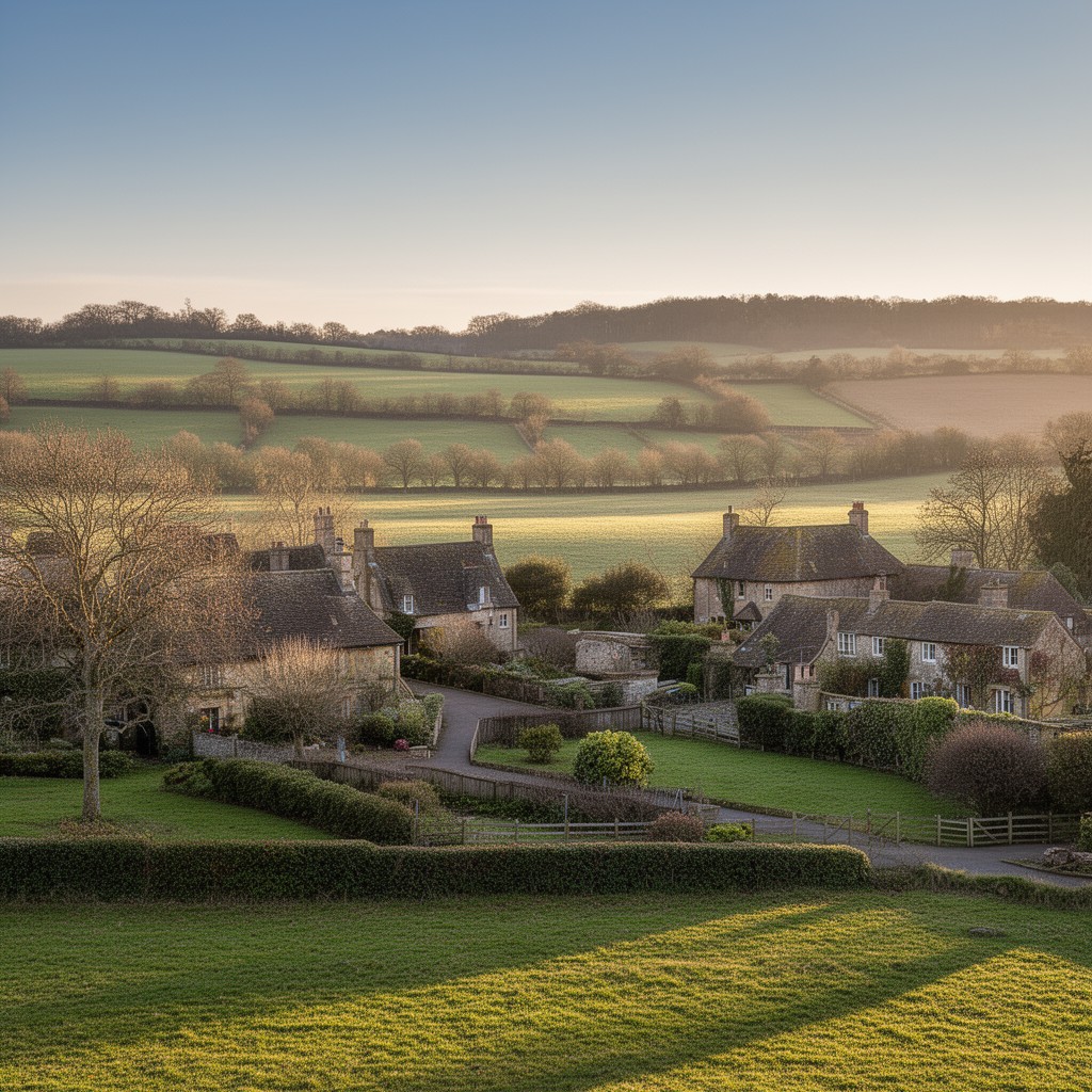 AI-generated illustration of Milton-under-Wychwood