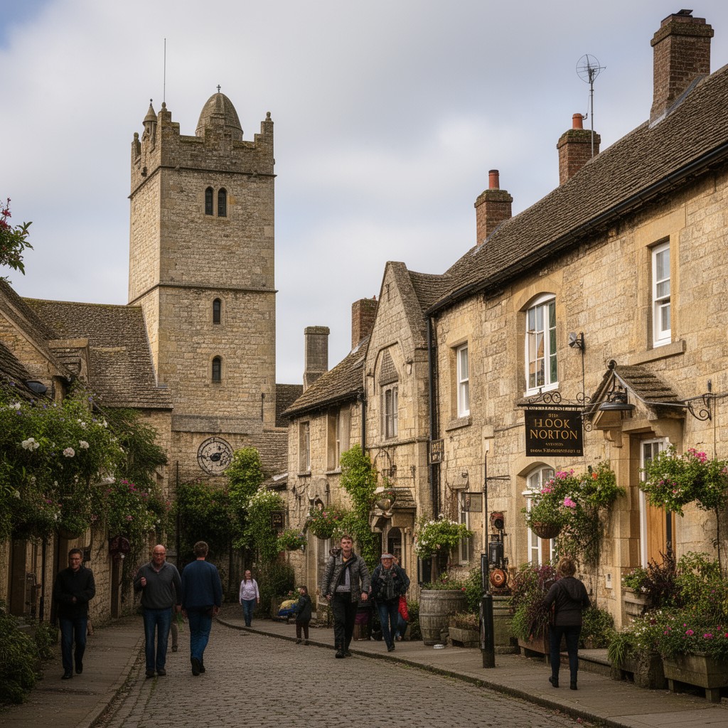 AI-generated illustration of Hook Norton