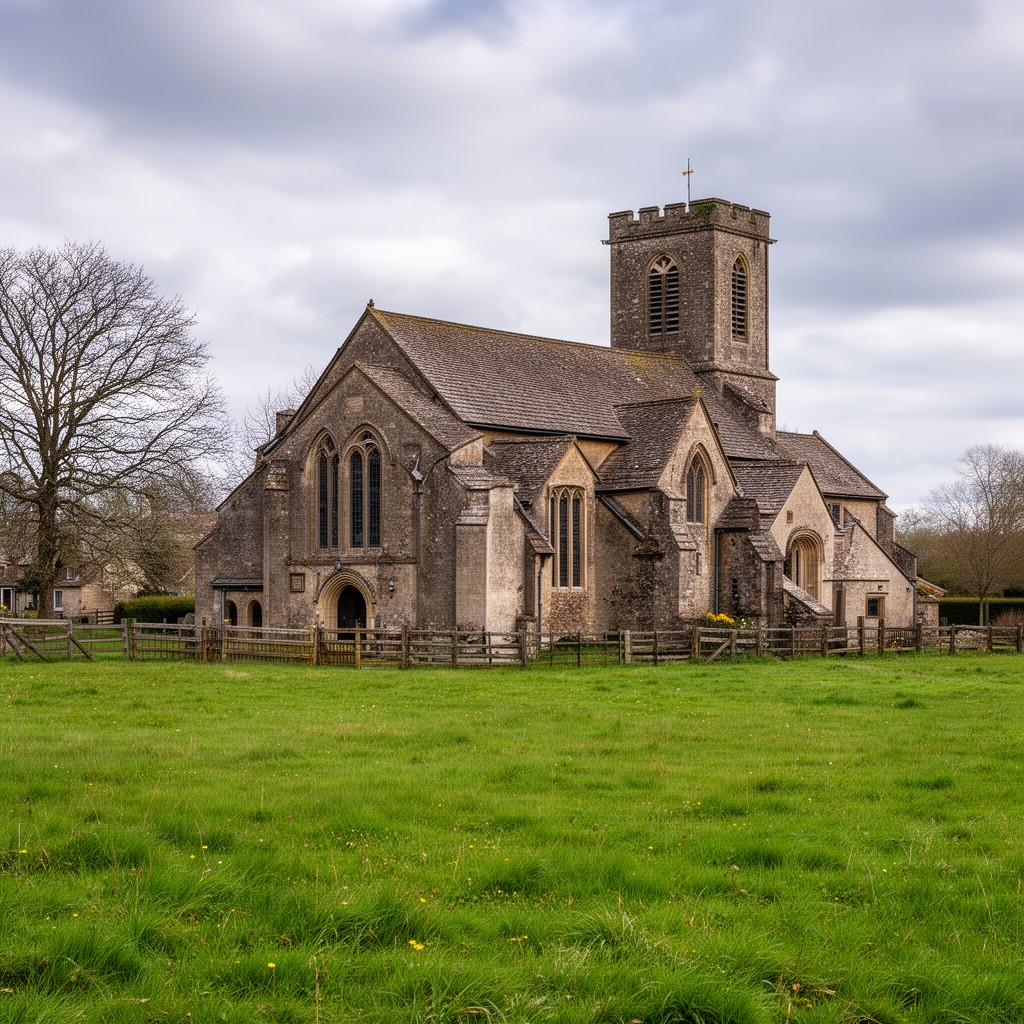 AI-generated illustration of Steeple Barton