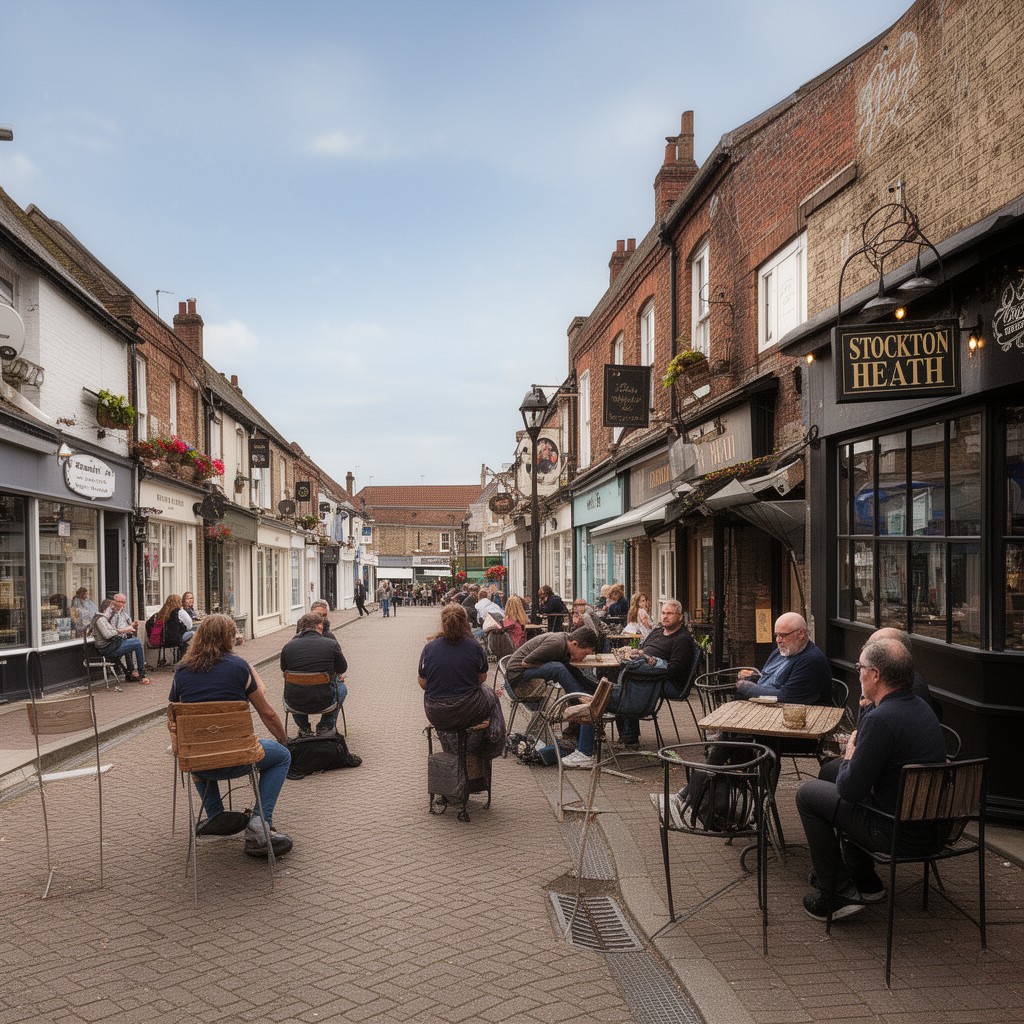 AI-generated illustration of Stockton Heath
