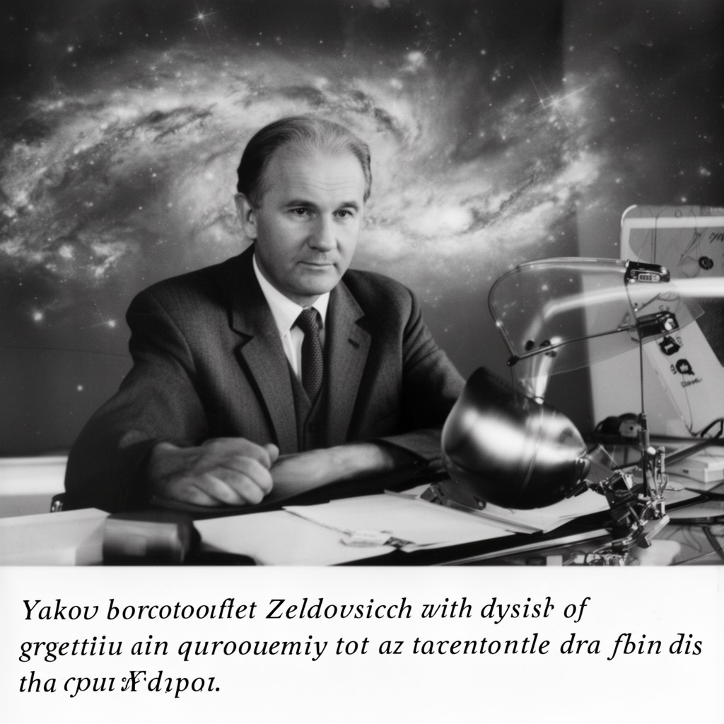 AI-generated illustration of Yakov Borisovich Zeldovich