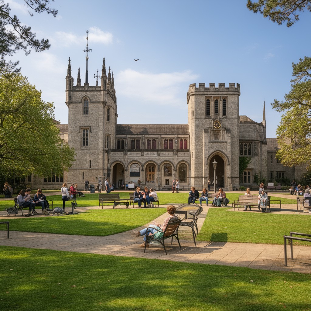 AI-generated illustration of Derwent College
