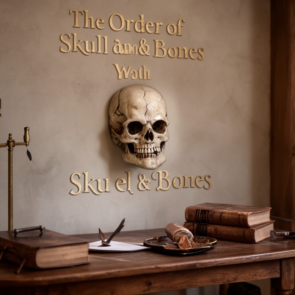 AI-generated illustration of Order of Skull and Bones