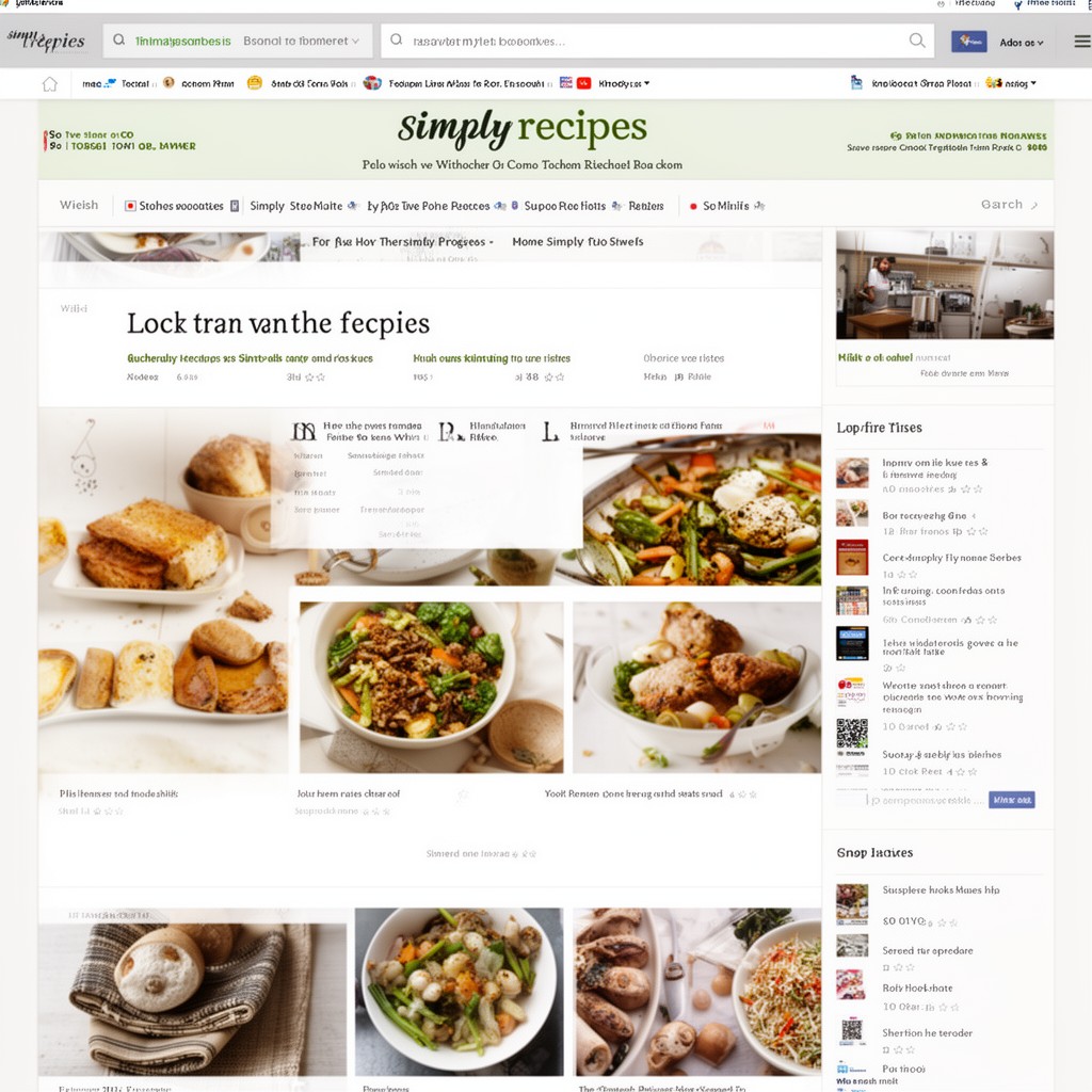 AI-generated illustration of Simply Recipes