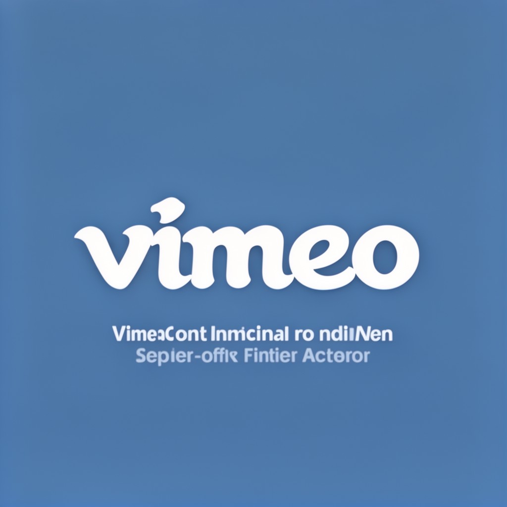 AI-generated illustration of Vimeo (historically, prior to spin-off)