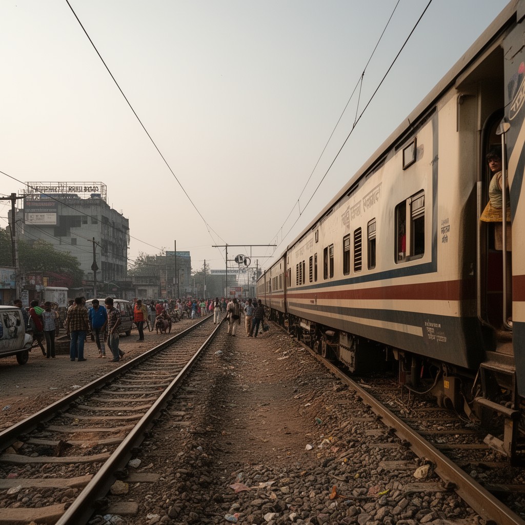 AI-generated illustration of Western Railway zone