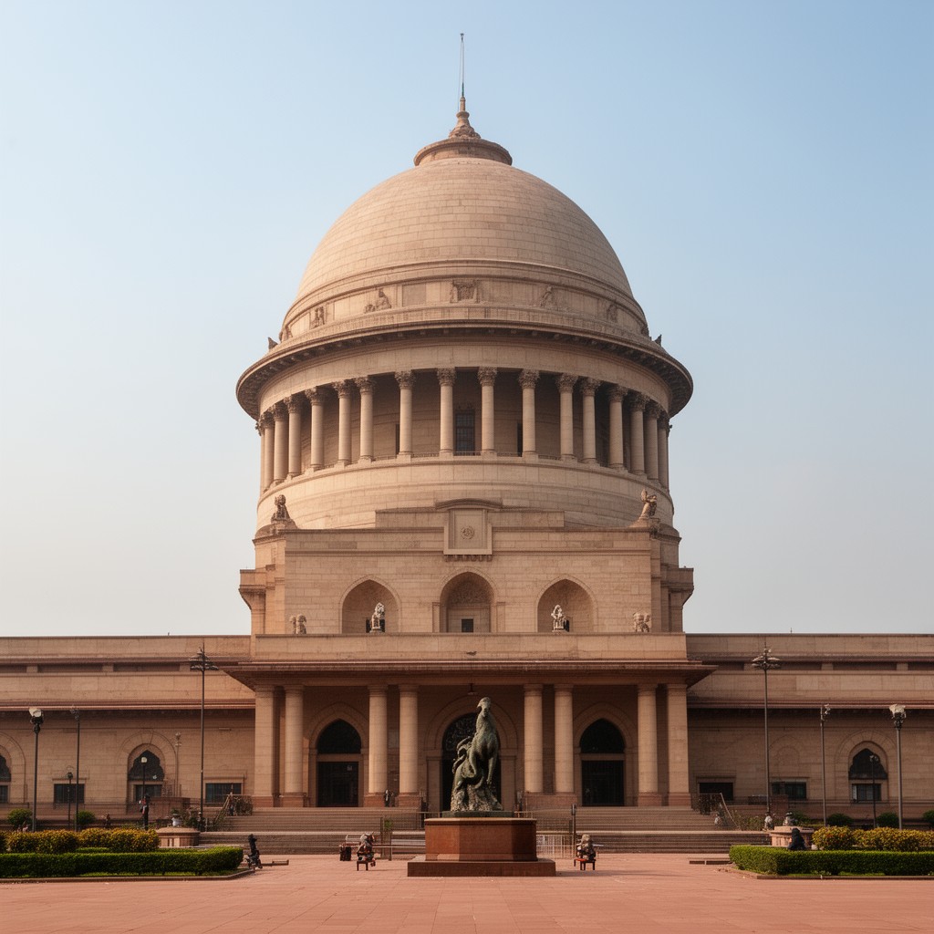 AI-generated illustration of Secretariat Building