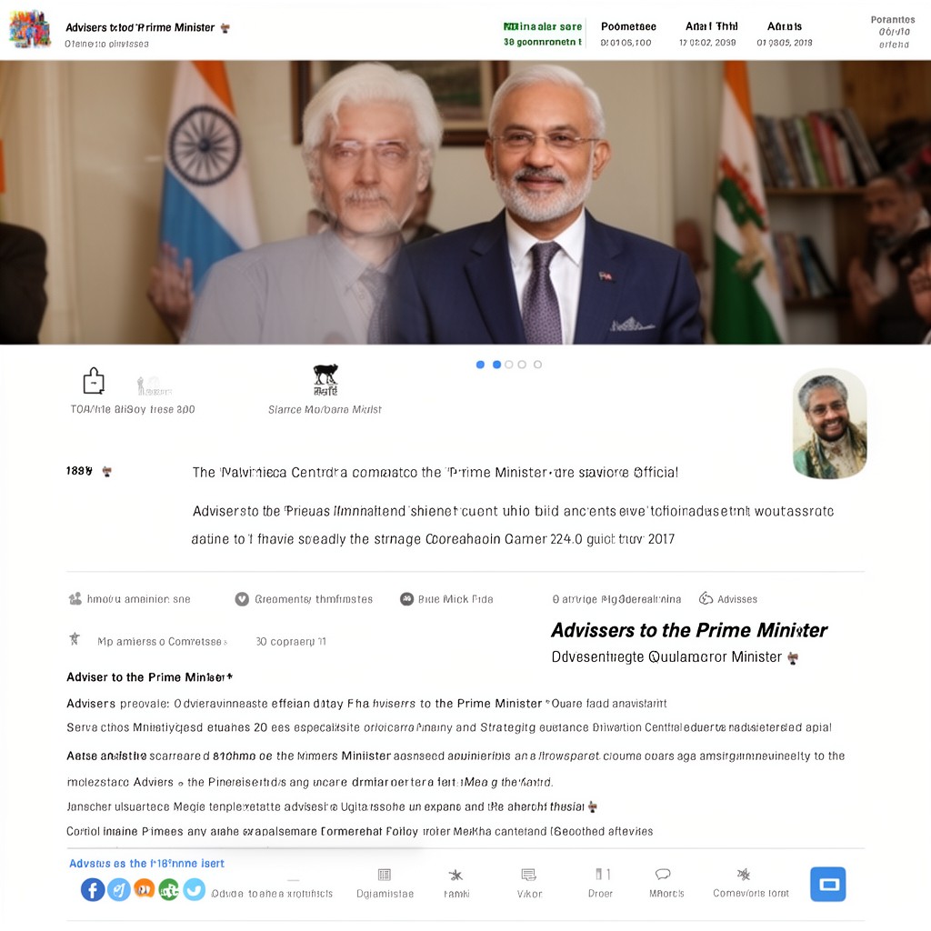 AI-generated illustration of Advisers to the Prime Minister