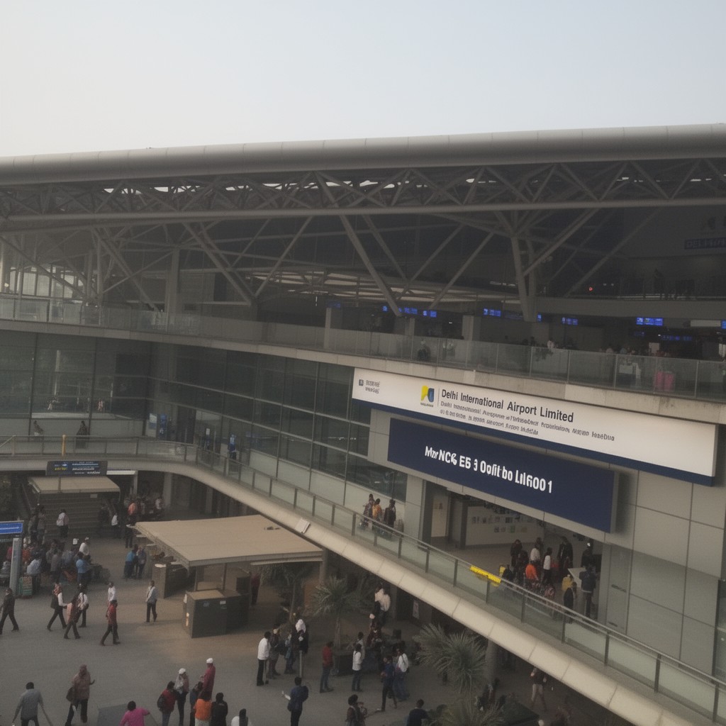 AI-generated illustration of Delhi International Airport Limited