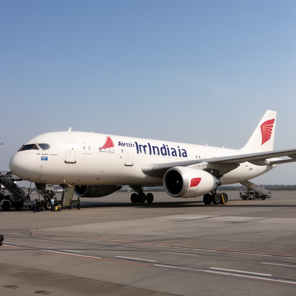AI-generated illustration of Air India