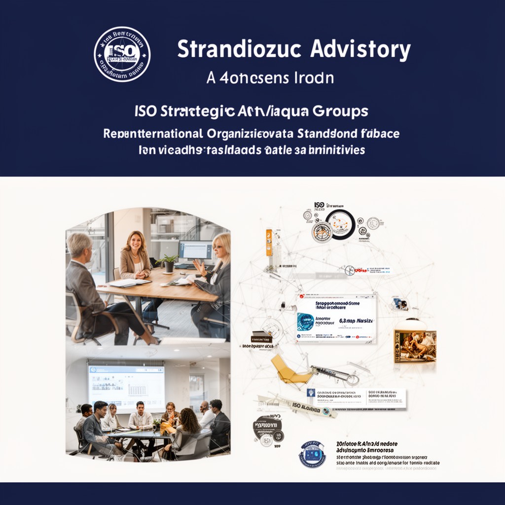 AI-generated illustration of ISO strategic advisory groups