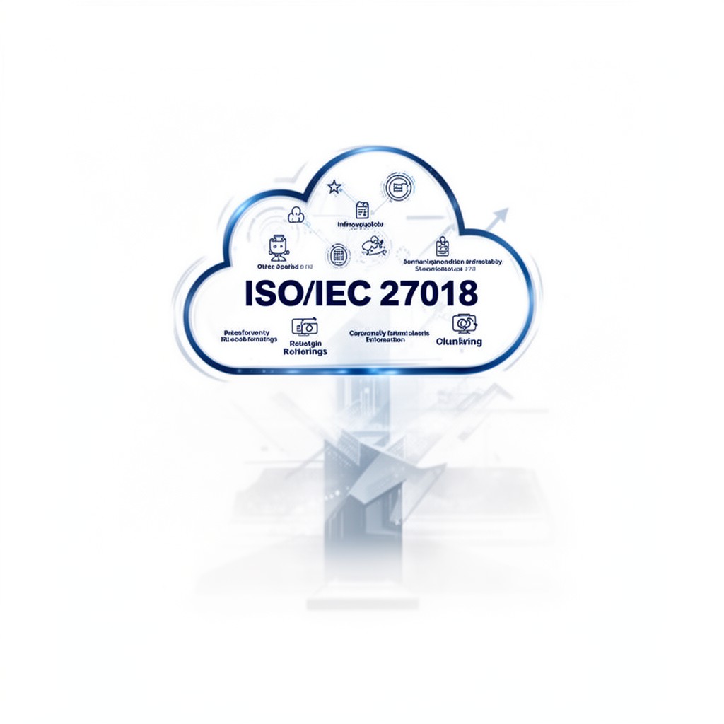 AI-generated illustration of ISO/IEC 27018