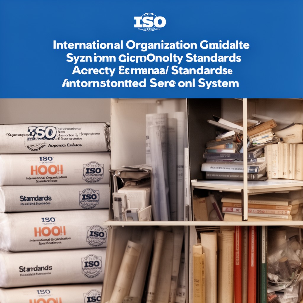 AI-generated illustration of ISO standards