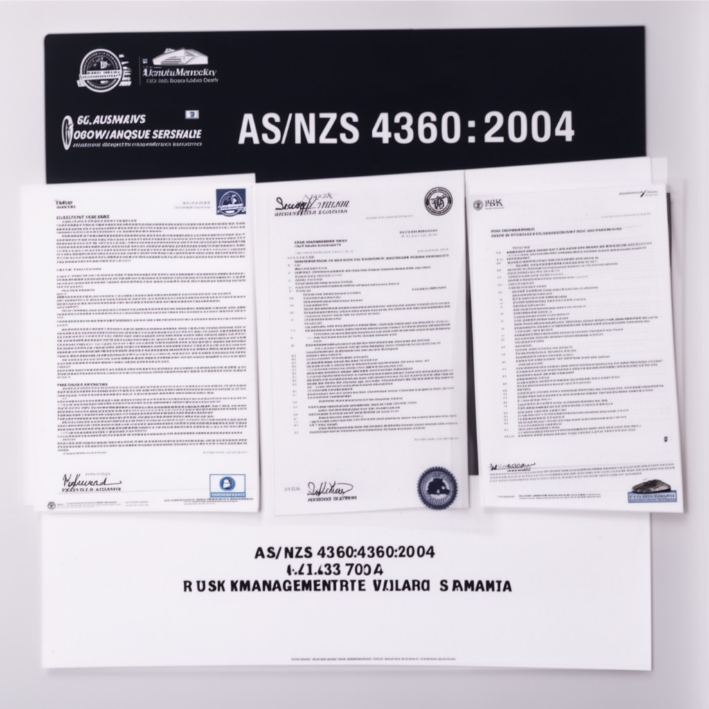 AI-generated illustration of AS/NZS 4360:2004