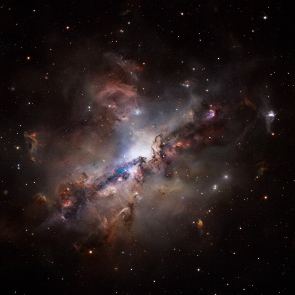 AI-generated illustration of Orion Molecular Cloud Complex