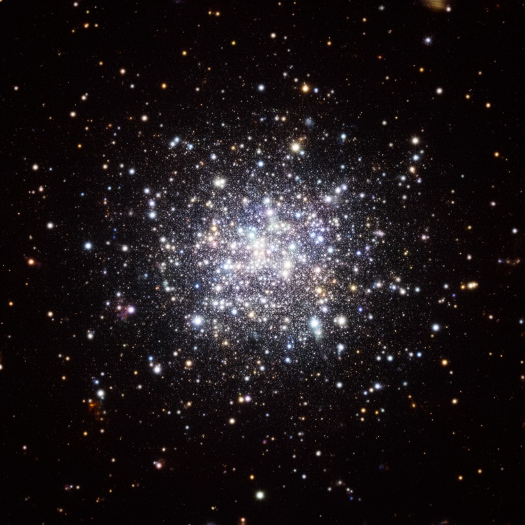 AI-generated illustration of Open cluster M11