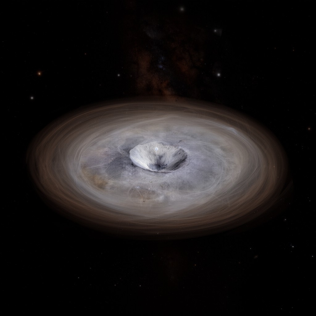 AI-generated illustration of Caloris Basin