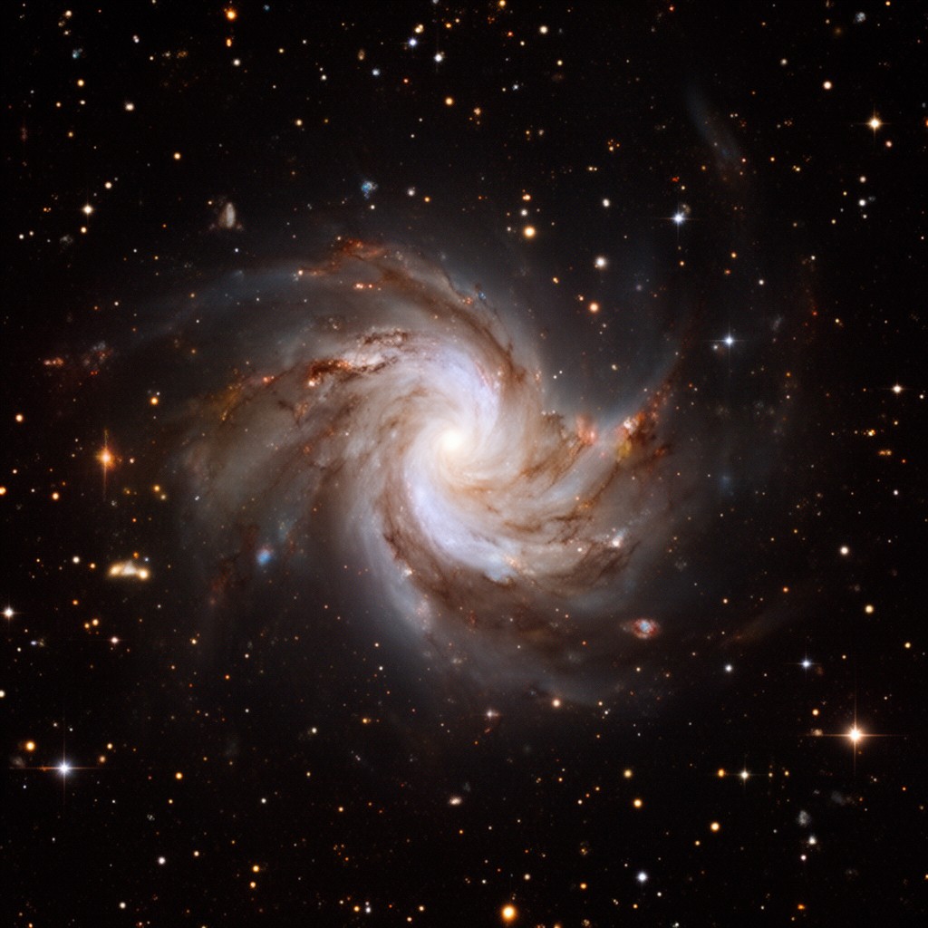 AI-generated illustration of IC 10