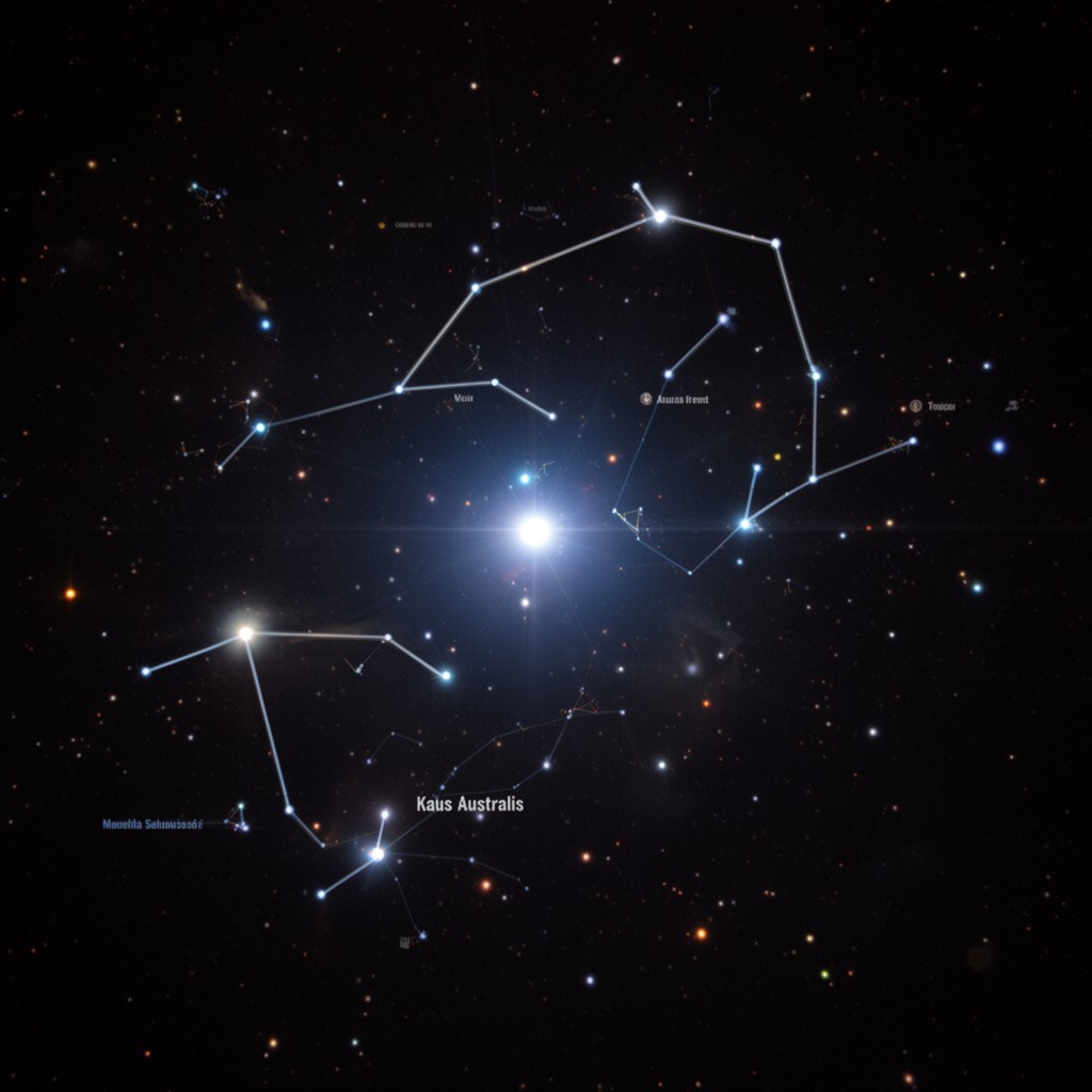AI-generated illustration of Kaus Australis