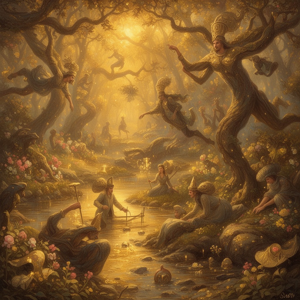 AI-generated illustration of Golden Age
