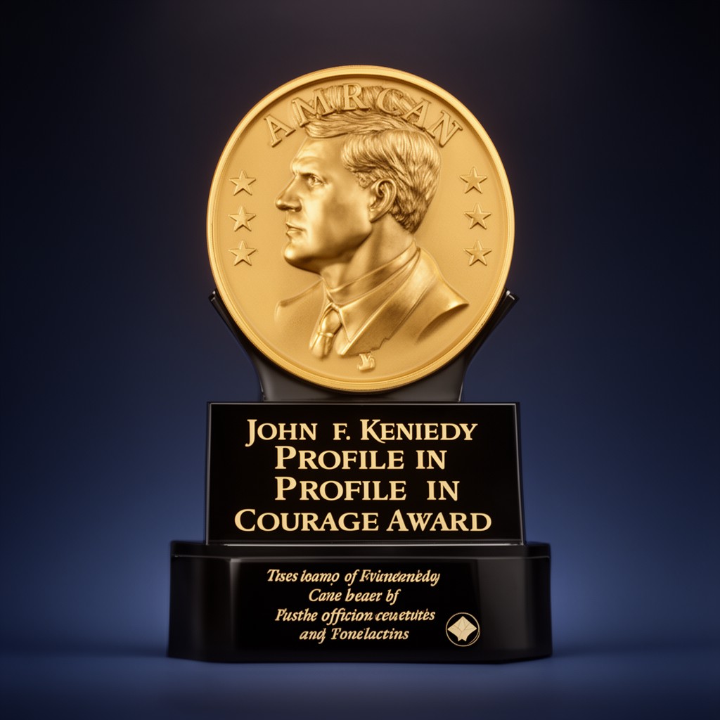 AI-generated illustration of John F. Kennedy Profile in Courage Award