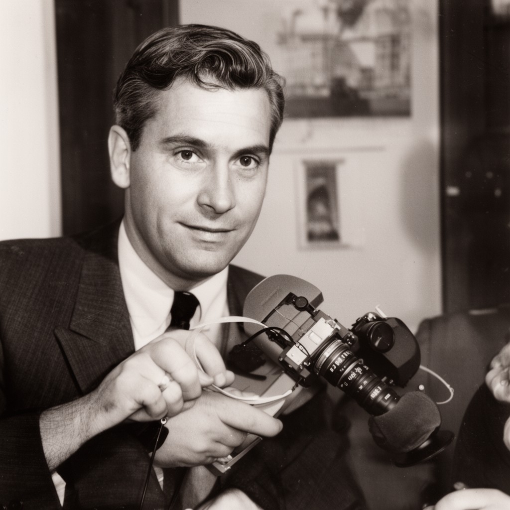 AI-generated illustration of Moss Hart