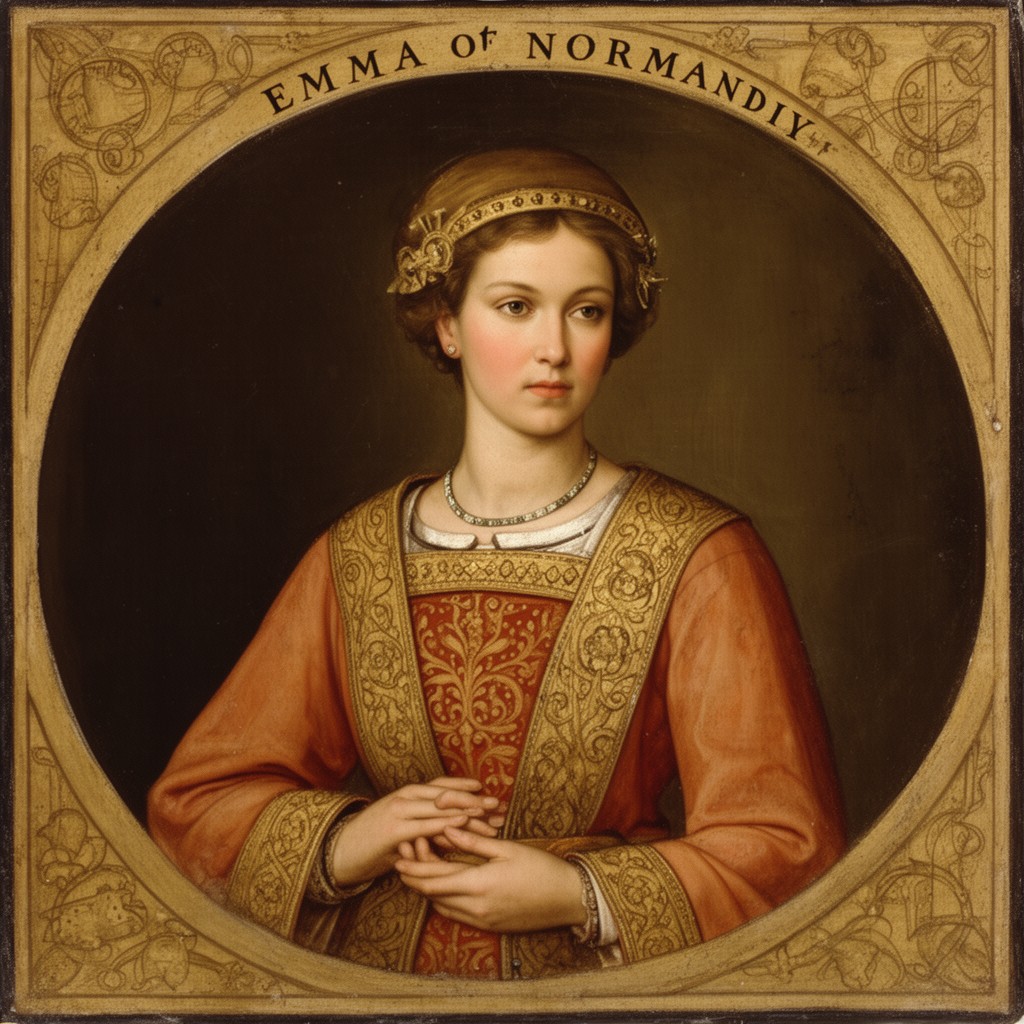 AI-generated illustration of Emma of Normandy