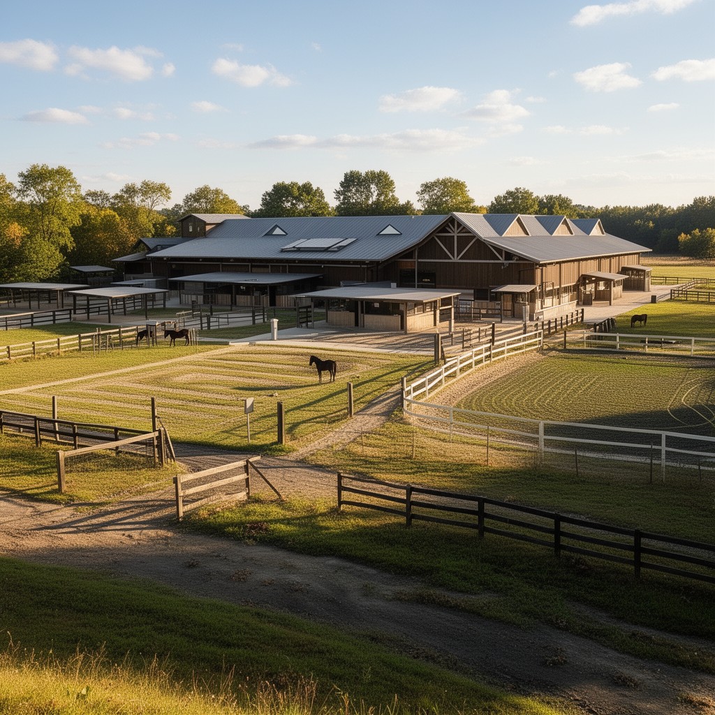 AI-generated illustration of Danada Equestrian Center
