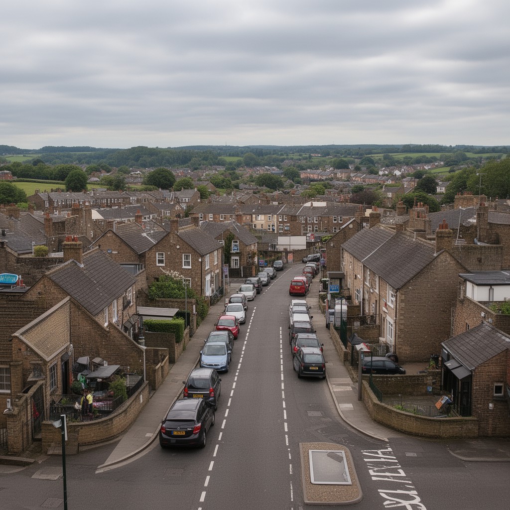 AI-generated illustration of West Heywood