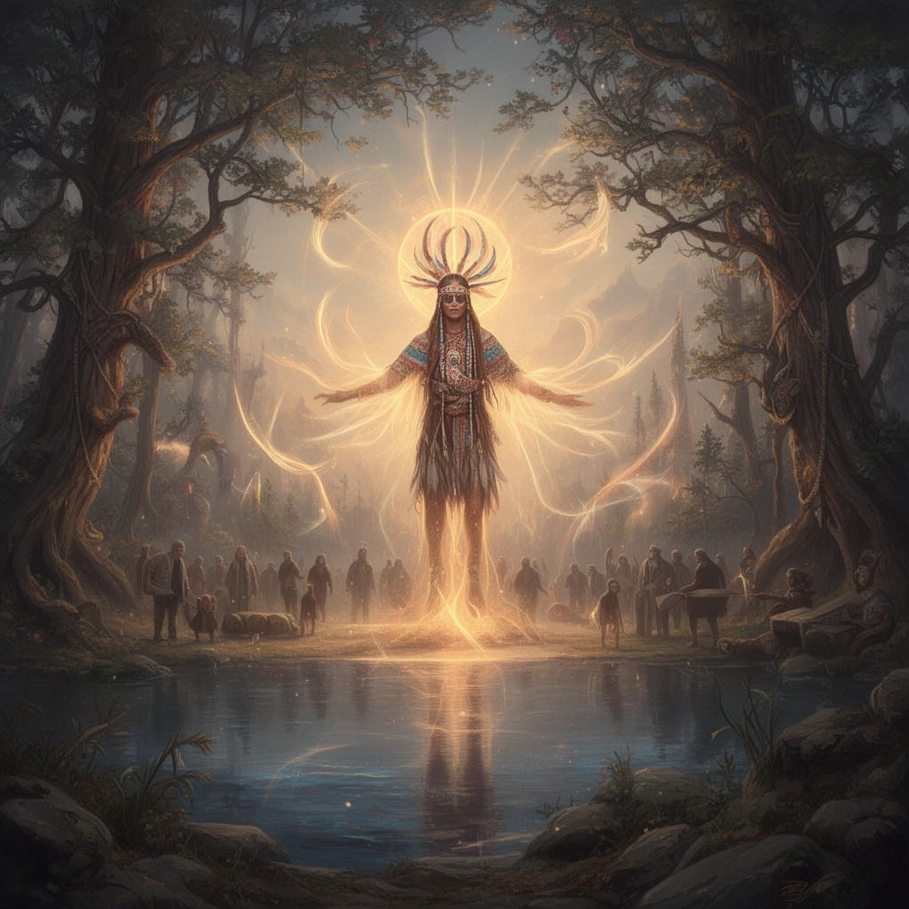 AI-generated illustration of Wakan Tanka