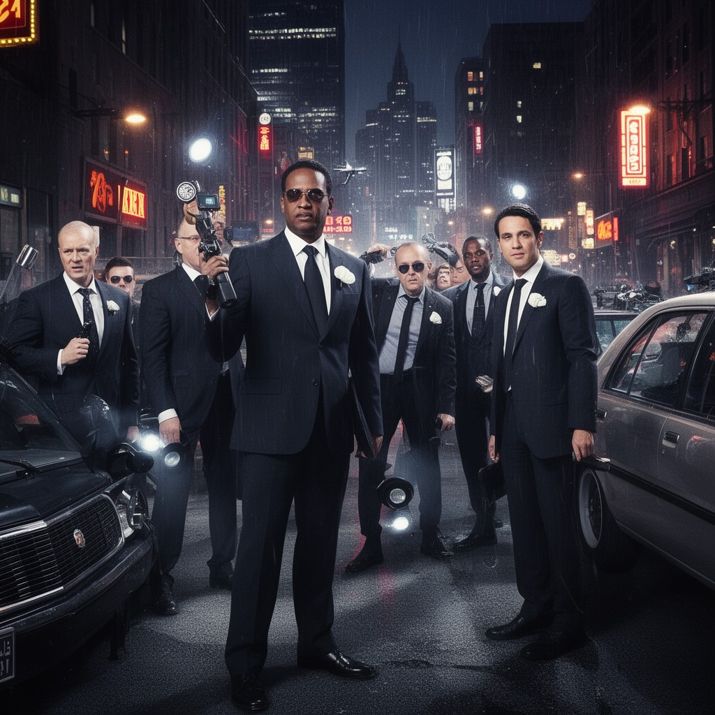 AI-generated illustration of Men in Black