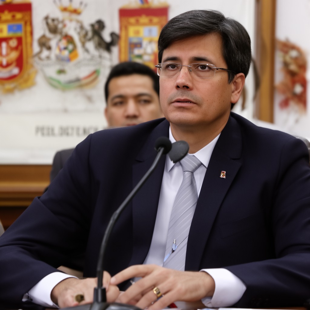 AI-generated illustration of President of Peru