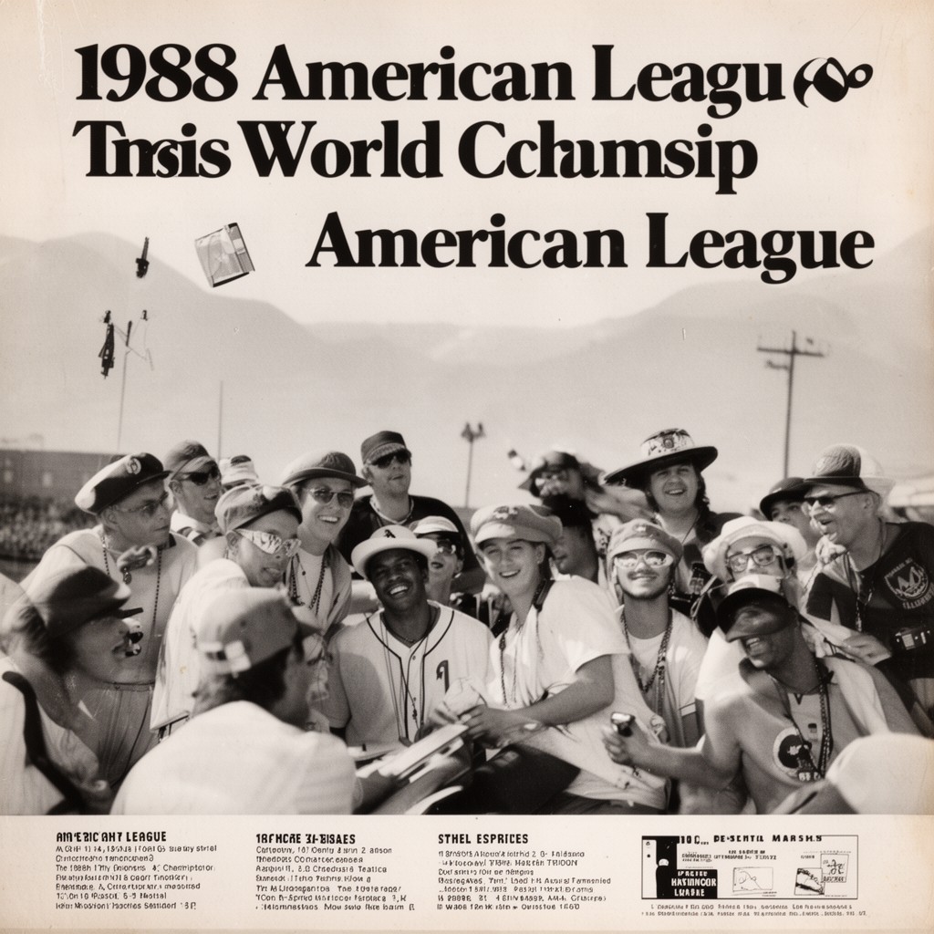 AI-generated illustration of 1988 American League