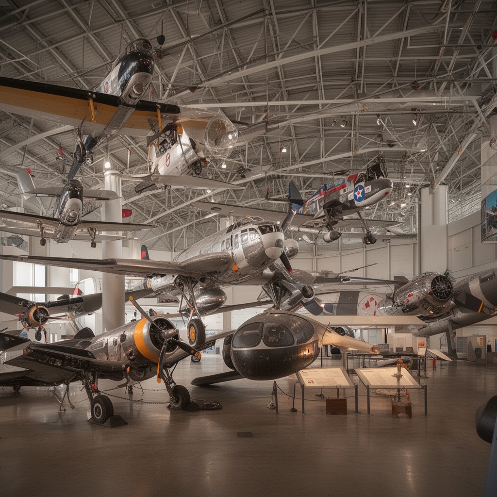 AI-generated illustration of Canadian Warplane Heritage Museum