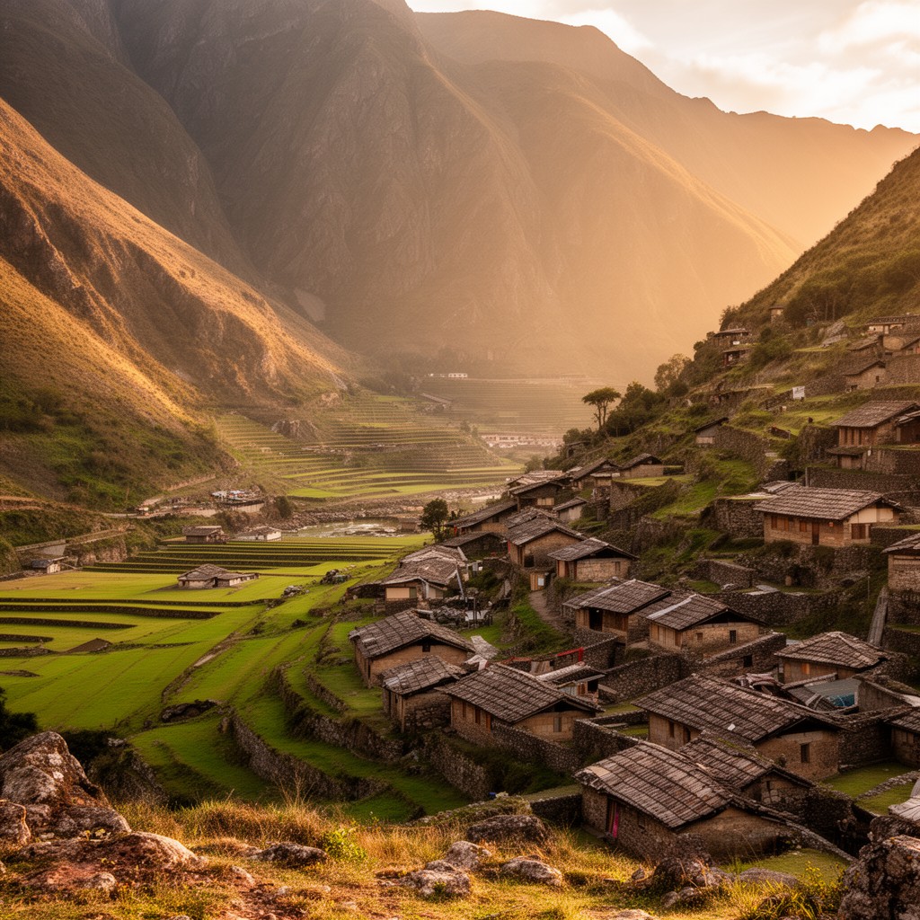 AI-generated illustration of Sacred Valley