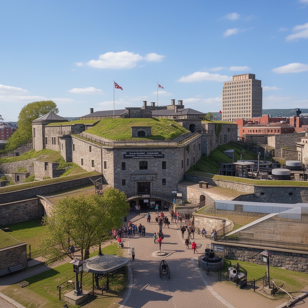 AI-generated illustration of Halifax Citadel National Historic Site
