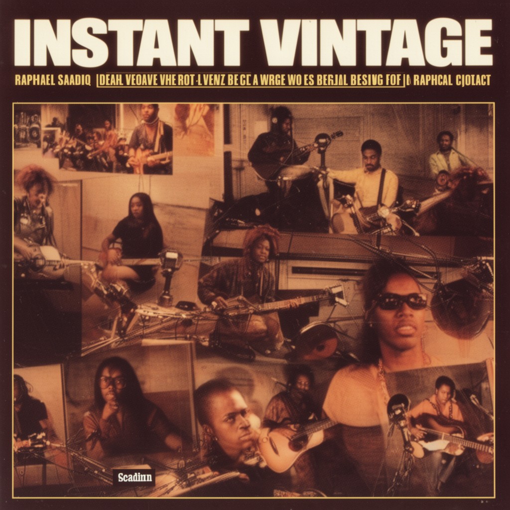 AI-generated illustration of album "Instant Vintage"